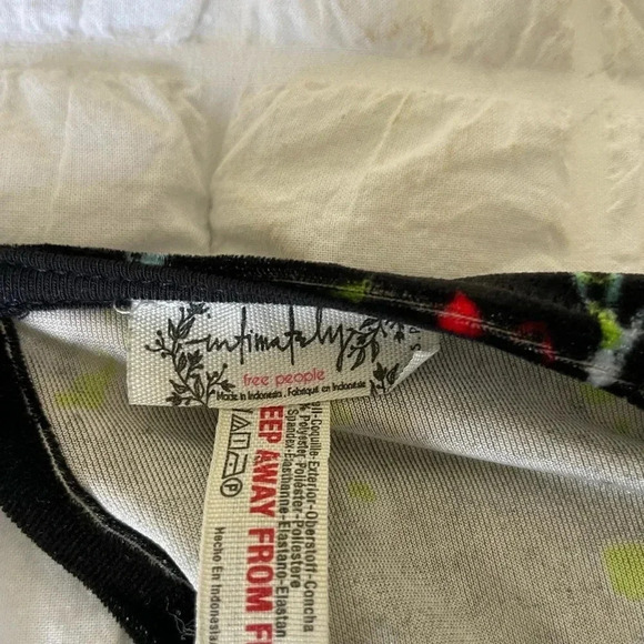 Free people floral velour slouchy babe bodysuit - Picture 8 of 12